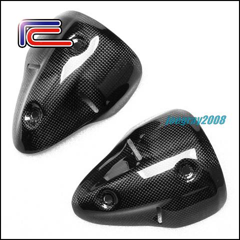 Rc carbon fiber exhaust covers heat shields ducati monster 1100 s 696 09