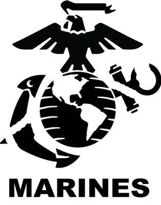 U.s. marines vinyl decal window sticker