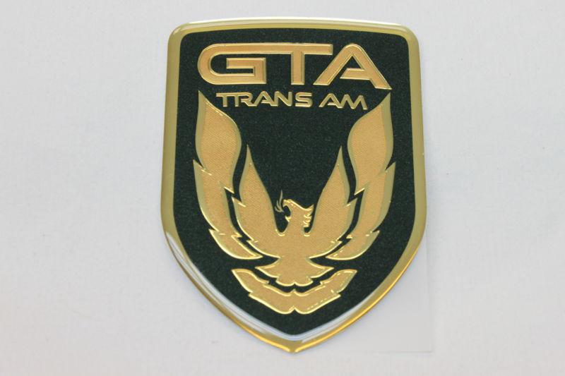 1992 trans am gta dark green front bumper emblem new