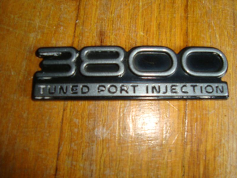 3800 tuned port injection emblem