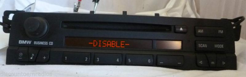 02-05 320 325 330 bmw business cd radio m3 cd53 65126961215 mode button