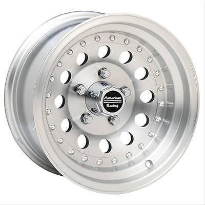 American racing silver outlaw ii wheel 16"x10" 8x170mm bc