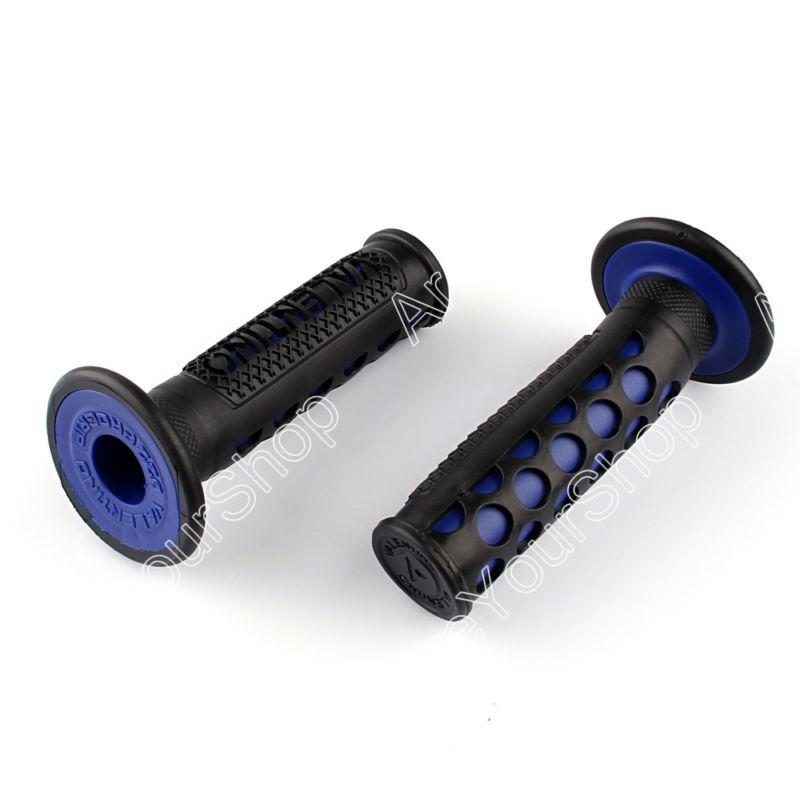 Handlebar grips honda cr xr crf cbr kawasaki zx ex kx kdx klr klx blue