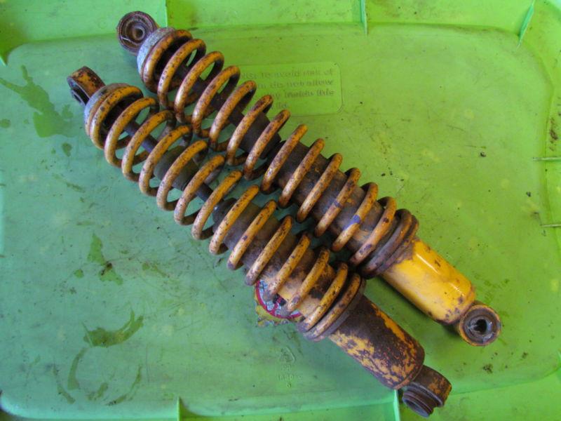 1971 cz jawa 250 rusty ugly bombardier 742 007 009 t6ba rear shocks 13 1/2" i2i