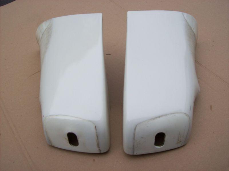 Porsche 944 & turbo / s2, white rear bumper plastic end caps