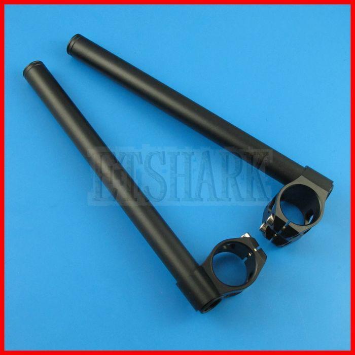  33mm fork  clip on handle bars 1 pair black