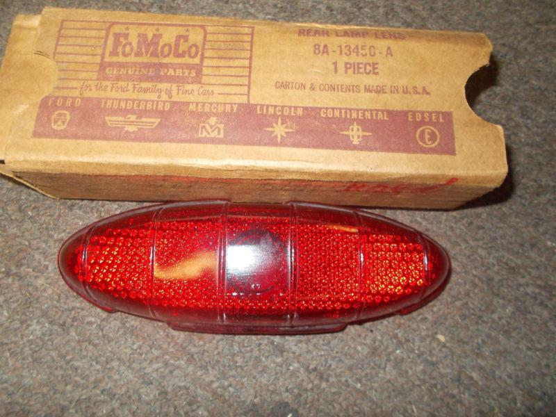 Nos 1949 1950 ford car mainline coupe tail light lens