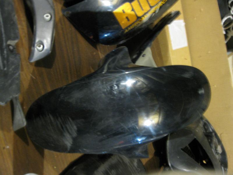 Buell xb 12/9 lightning/ firebolt rashed fairing front fender black