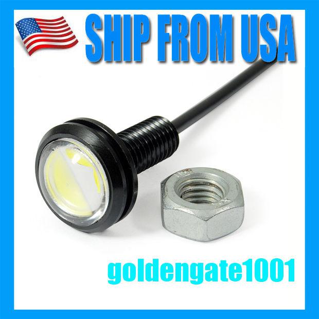 Us universal hidden eagle eye led smd license plat screw bolt light bulb new 12v