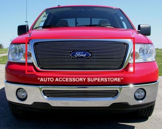 Fits:04-08 ford f150 honeycomb style w/l upper billet grille 05 06 07