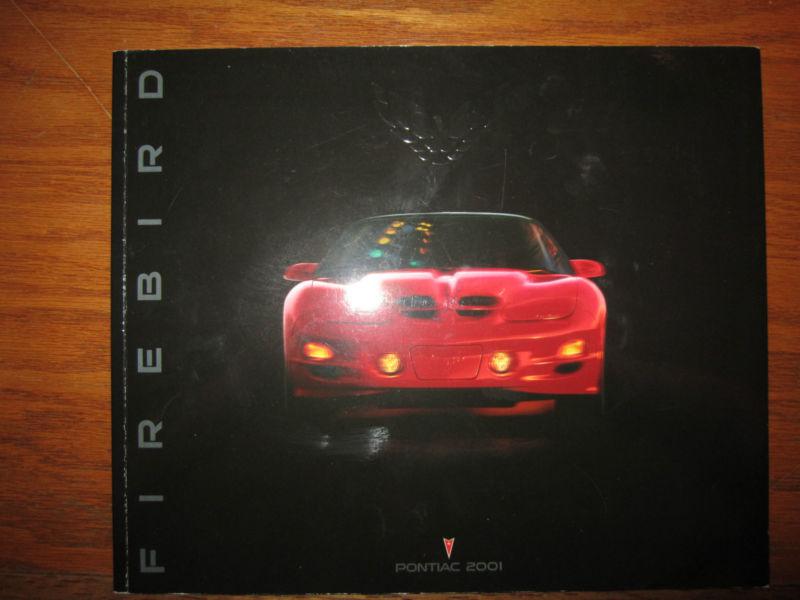 2001 pontiac firebird brochure