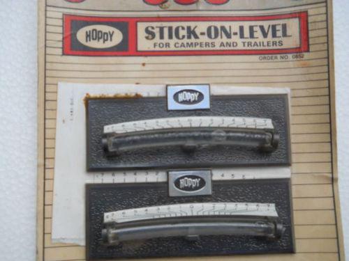 Pair hoppy # 0852 rv -camper -trailer stick-on-level graduated levels (nos-nip)