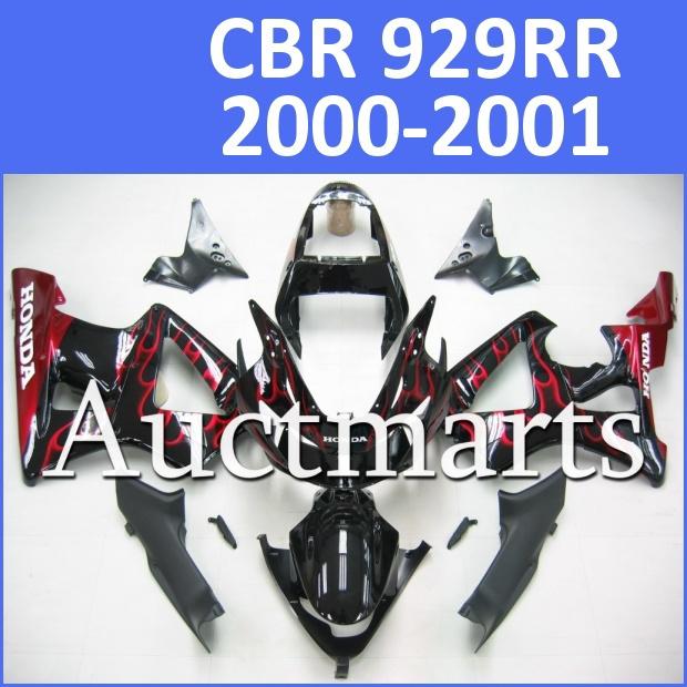 Fit honda 00 01 cbr929rr cbr 929 rr 2000 2001 fairing kit abs plastic d11 i11