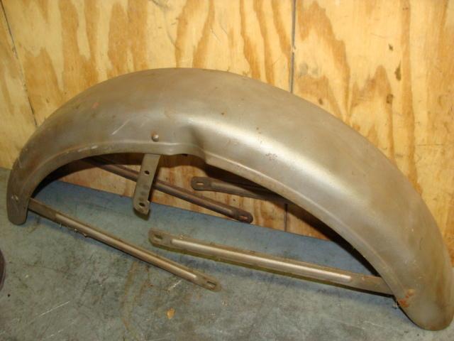 1952 harley model k kh khk kr khw sportster front fender oem nos