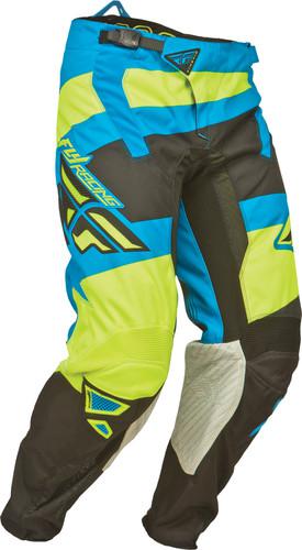 Fly racing kinetic blocks pants blue/hi viz 32 367-53832