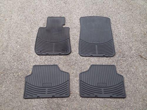 2007-2011 oem bmw 3-series all season floor mats - front and rear