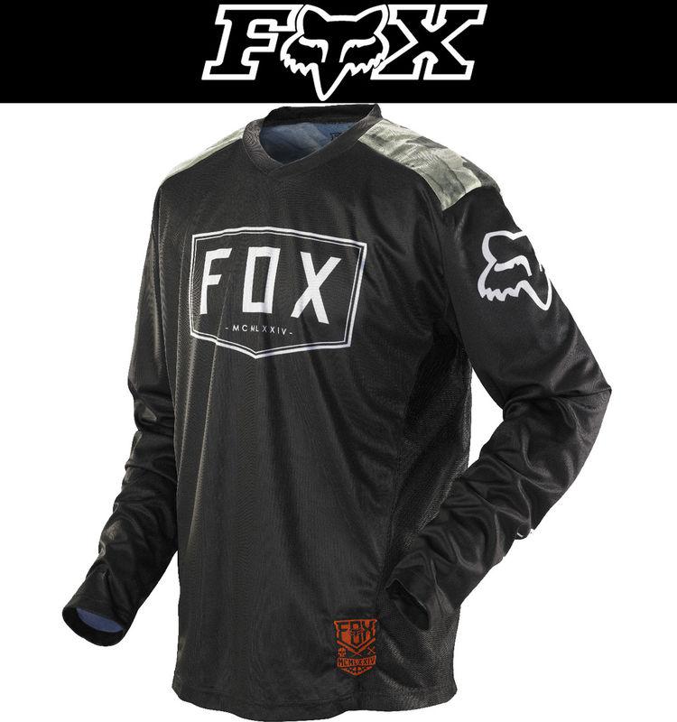 Fox racing nomad machina camo black dirt bike jersey motocross mx atv 2014