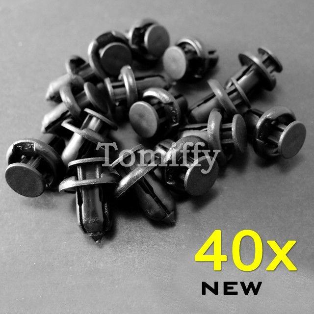 Front rear bumper retainer 10mm clip fit honda acura civic 40x set 91503-sz3-003