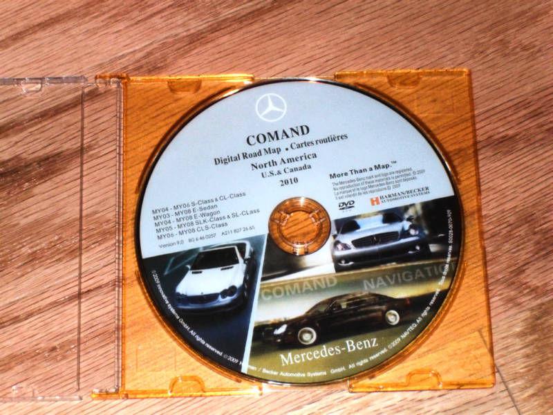 2003 2004 2005 e320 e350 e550 e500 e55 e63 mercedes navigation disc cd dvd 2010