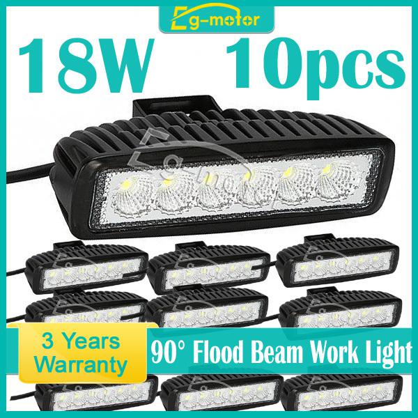 10x 18w led flood work light offroad  fog driving car truck boat 4wd atv suv ute