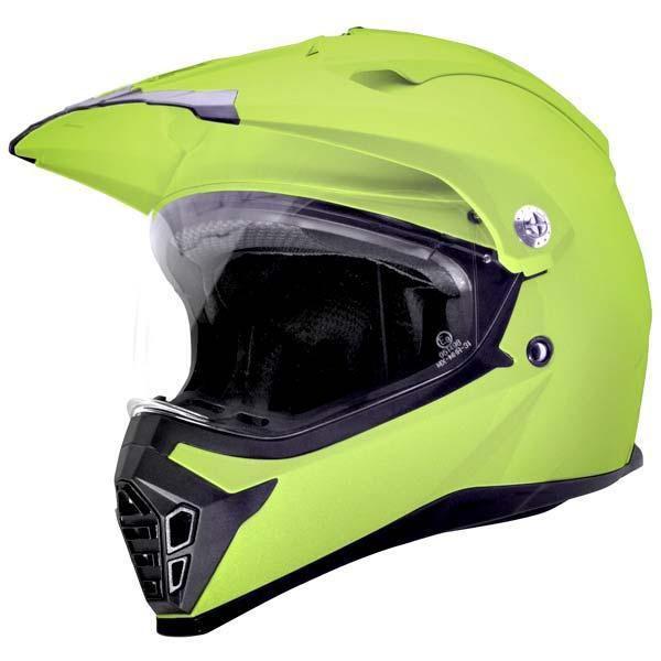 Sparx nexus fluorescent green motorcycle helmet 