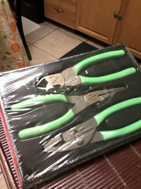 Snap on 3 piece pliers/cutters set pl300cfg