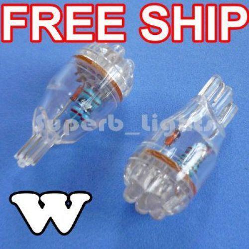 5x 194 168 w5w 501 t13 6-led white wedge car bulb light