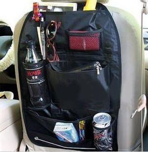 Large car auto seat hanging full multi-pocket bag organizer collector holder