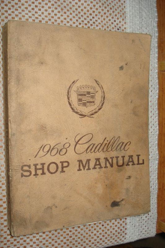 1968 cadillac shop manual original service book rare repair manual