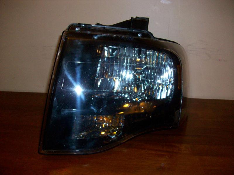 Ford expedition lh drivers halogen headlight oem 2007-2012 07 08 09 10 11 12