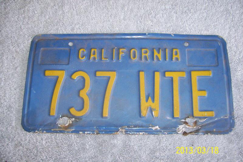 California license plate dmv cleared