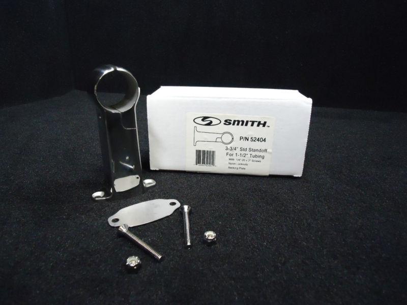 Stainless steel smith 3-3/4" std standoff for 1-1/2" tubing # 52404 boat part 