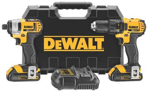 Dewalt tools dew dck280c2 - cordless tool combo kit