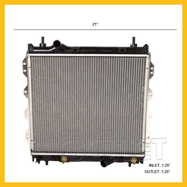 2001 2002 chrysler pt cruiser 2.4l 4cyl radiator limited touring a/t 01-02 w/toc