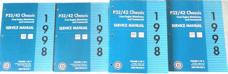 1998 chevrolet and gmc motorhome and commercial   service repair manual set 