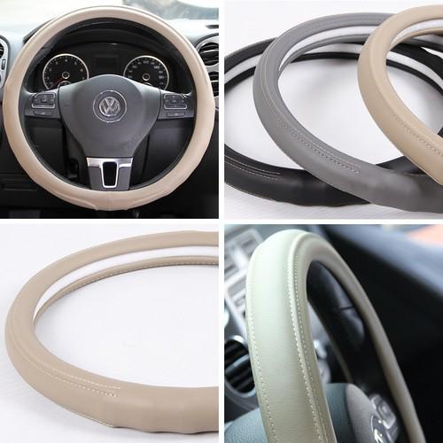 14"-15" 38cm chevrolet 58007 leather suv truck steering wheel cover beige honda