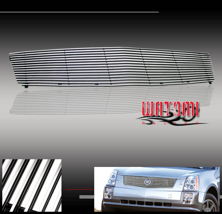 04-07 cadillac srx front upper hood billet grille grill