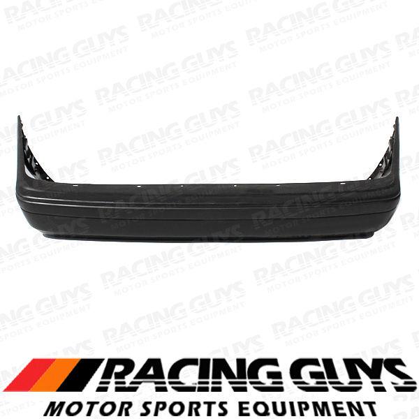 Fit 90-91 hyundai excel 4dr rear bumper cover unpainted facial plastic hy1100113