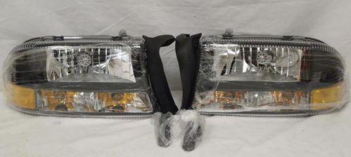 Depo m33-1101p-as2 black diamond headlight with park/signal/side marker lamp