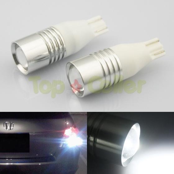 2x xenon white high power t10 921 912 6000k led backup reverse light bulb