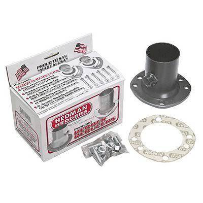 Hedman hedders header reducer 3-bolt 4-bolt univ flange 3" inlet 2.25" outlet