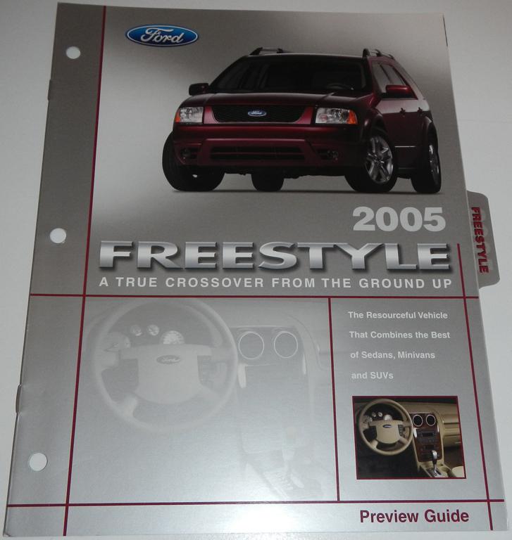 2005 ford freestyle preview guide brochure