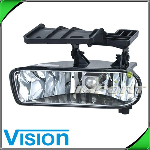 99 00 01 02 chevy pickup truck chrome housing clear lense driver left fog light