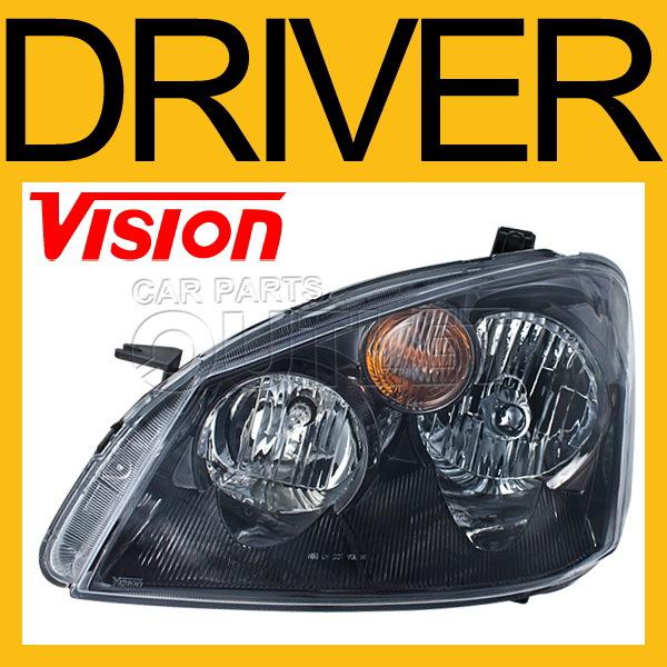 05 06 nissan altima head light halogen lamp w/o hid left replacement new l/h