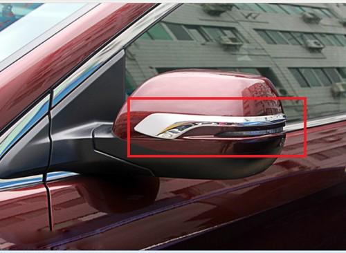 Chrome side mirror molding trim cover for honda crv 2012 2013