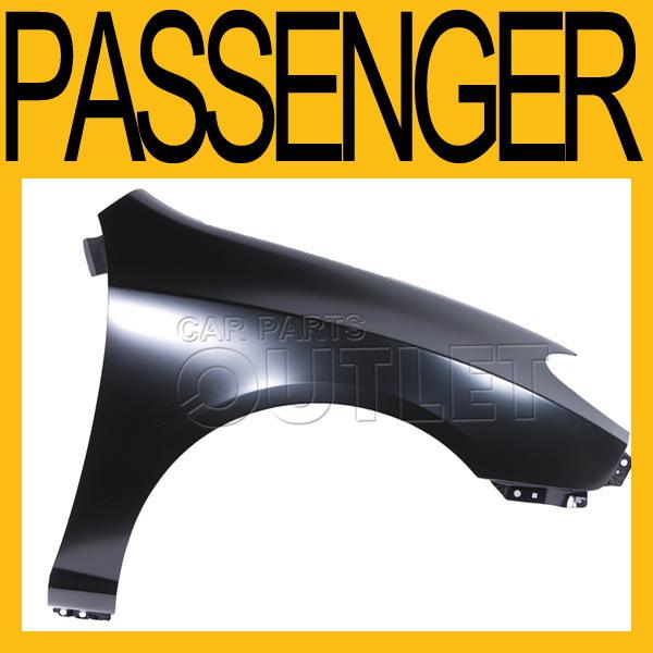 Front fender for 07 08 09 10 elantra primered steel sedan gls/se w/o touring rh