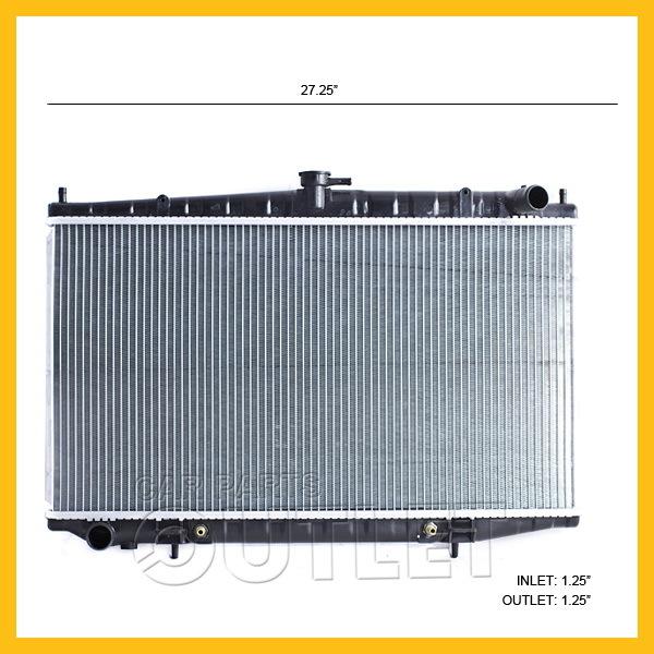 98 99 nissan altima radiator assembly 4cyl 2.4 auto xe/se/gxe replacement l4 a/t