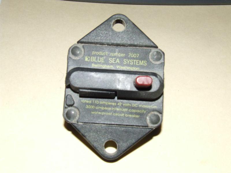 Blue seas 110 amp circuit breaker model 7007 waterproof