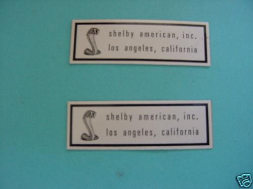 1967-68  shelby mustang door sill plates old repo