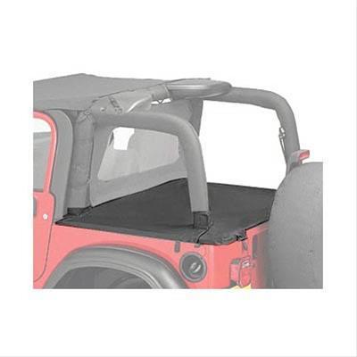 Bestop soft top duster deck cover polymer cloth black diamond jeep wrangler each